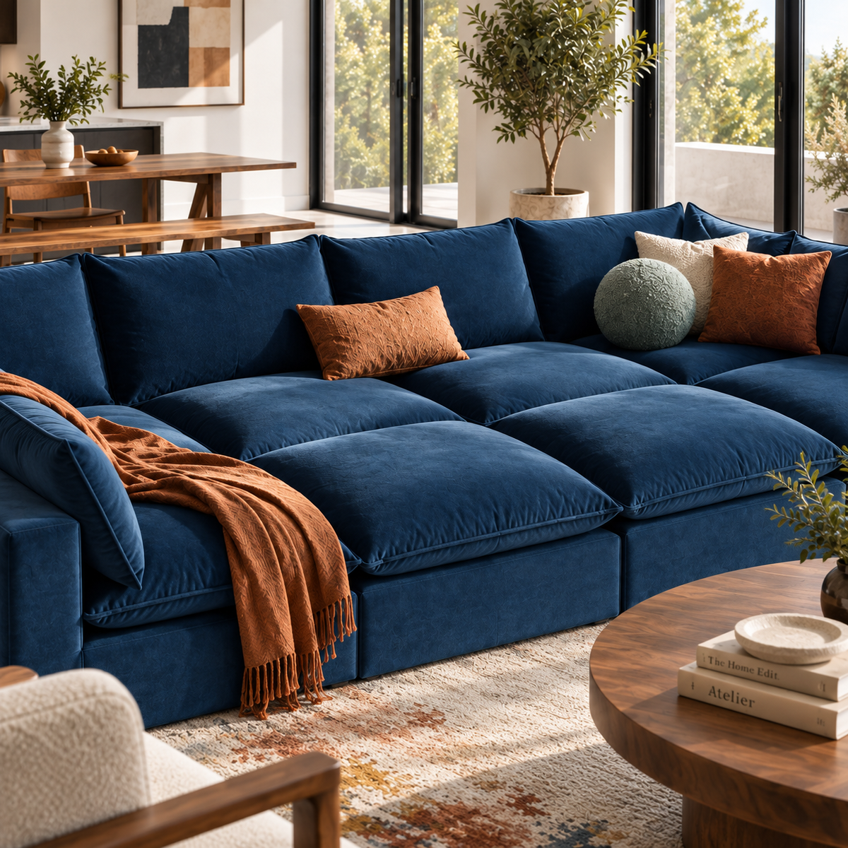 Nordic Cube Modular Fabric Sofa Bed